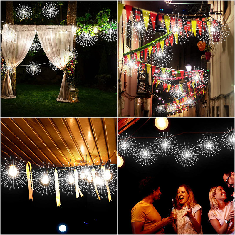 Ce luminaire solaire de jardin suspendu unique avec 200 DEL