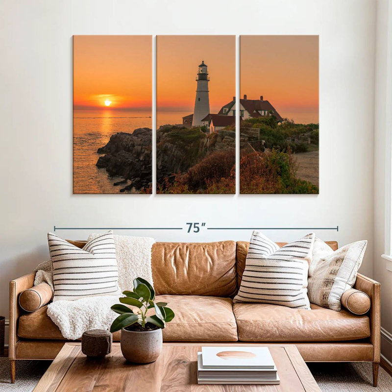 Aletra Portland Head Light, 20" H x 33" W