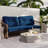 Outdoor 4'' Thick Loveseat Sofa Patio Furniture Cushions 46'' W X 26'' D Outdoor Couch Cushions Replacement Cushion Set Seat/Back Cushion (SOFA NOT INCLUDED)-933183142