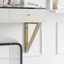 Meuble-lavabo flottant 47 po avec plateau en verre trempé
