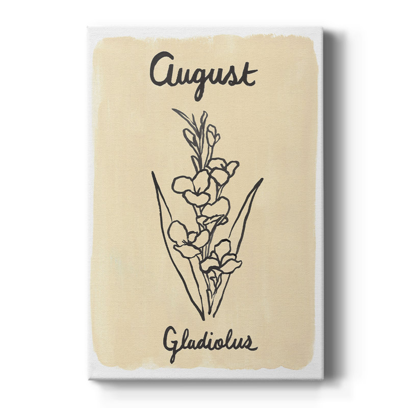 Birth Month VIII -Custom Wrapped Gallery Cavas