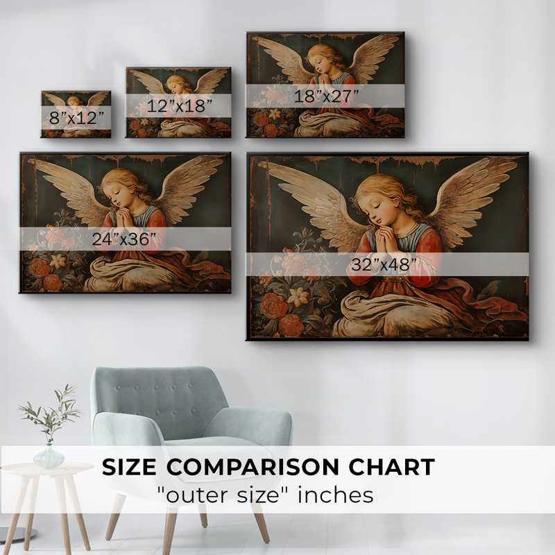 Angels From Above-LXVI -Gallery Wraraped Cavas, 24 x 36