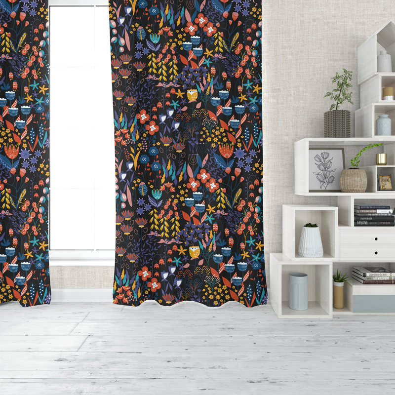 Jayceson Room Darkening Curtain, 56" W x 78" L
