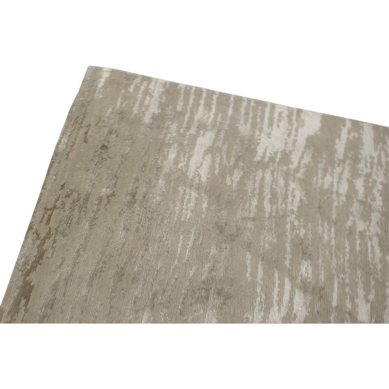 Hand Knotted Area Rug in Straw