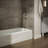 Villager 60" x 30" Alcove Soaking Cast Iron Bathtub-19194336-19194335