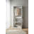 32" White Wood Walk-In Closet With One Rod