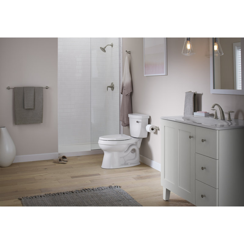 Alteo Widespread Bathroom Faucet with Drain Assembly, Vibrant Brushed Nickel