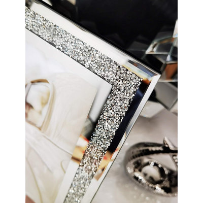 Mowrystown Silver Glass Single Picture Frame
