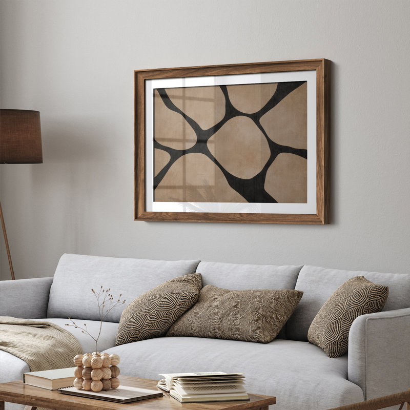 Art mural encadré 26 "x 36", Impression encadrée avec passe-partout