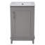 Petit meuble-lavabo moderne de 20 pouces avec lavabo en céramique-103520414