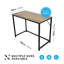 Computer Desk Office Work Rustic Wooden Grain Finish Rectangle Oira-93066095-93066092