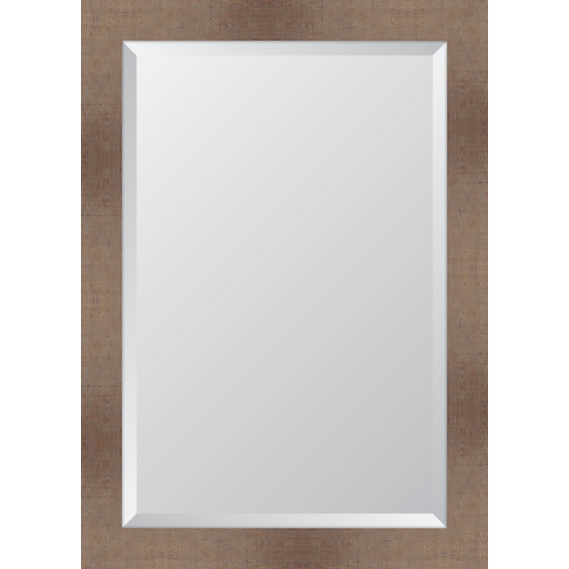 Miroir d'appoint Agapia, 30 po x 42 po, Noyer clair