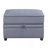 Eram Grey Rectangle Storage Ottoman