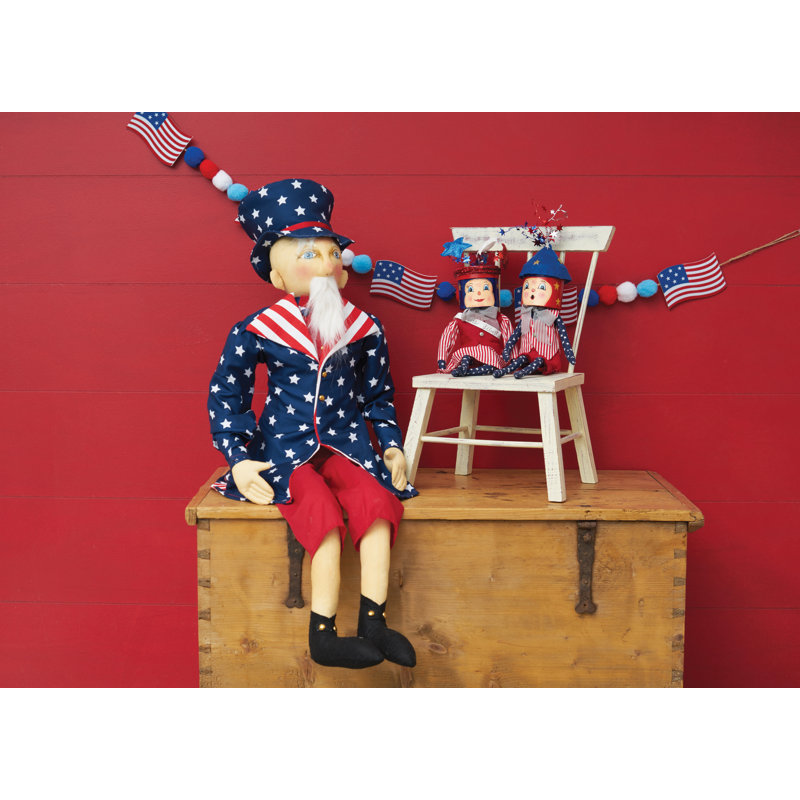 Miss Liberty Joe Spencer Gathered Traditions Art Doll Figure