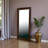 Kashston Wood Flat Wall Mirror Rich Brown Veneer Finish, 70.75" H, 31.35" W and 1.03" D