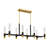 Davies Integrated LED Brushed Gold Island Light