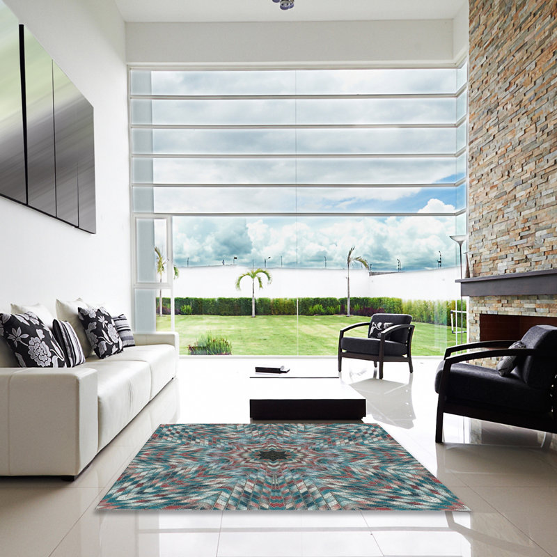 Oriental Indoor Rug, Square 7'