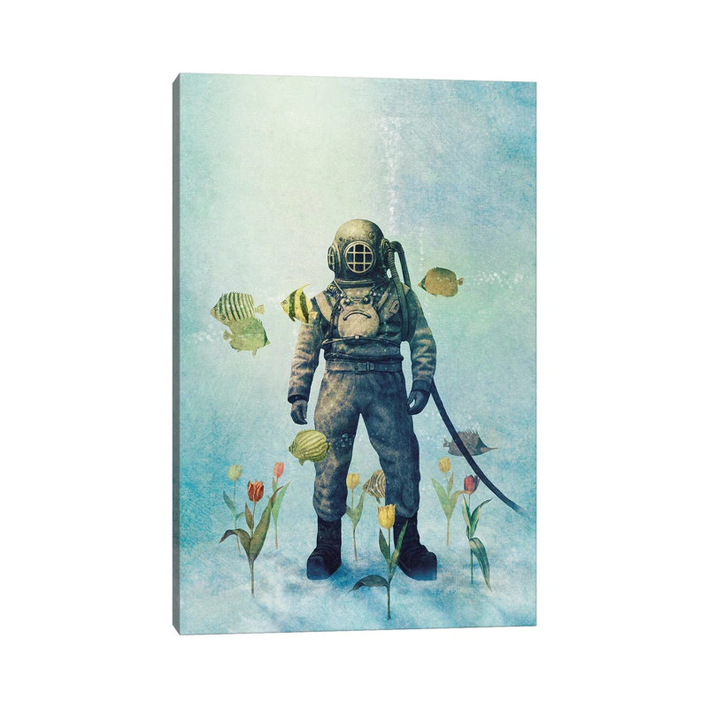 Deep Sea Garden III by Terry Fan - Wrapped Canvas Print, 20.32 cm H x 30.48 cm W