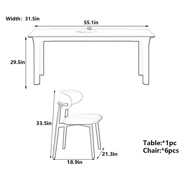 Table ronde rétro avec pieds en acier massif, H 29,5 po x L 55,1 po x l 31,5 po