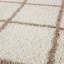Myshaggy Collection Rugs Diamond Design in Ivory Beige-266753416
