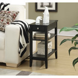 Carbin End Table with Drawer and Shelves