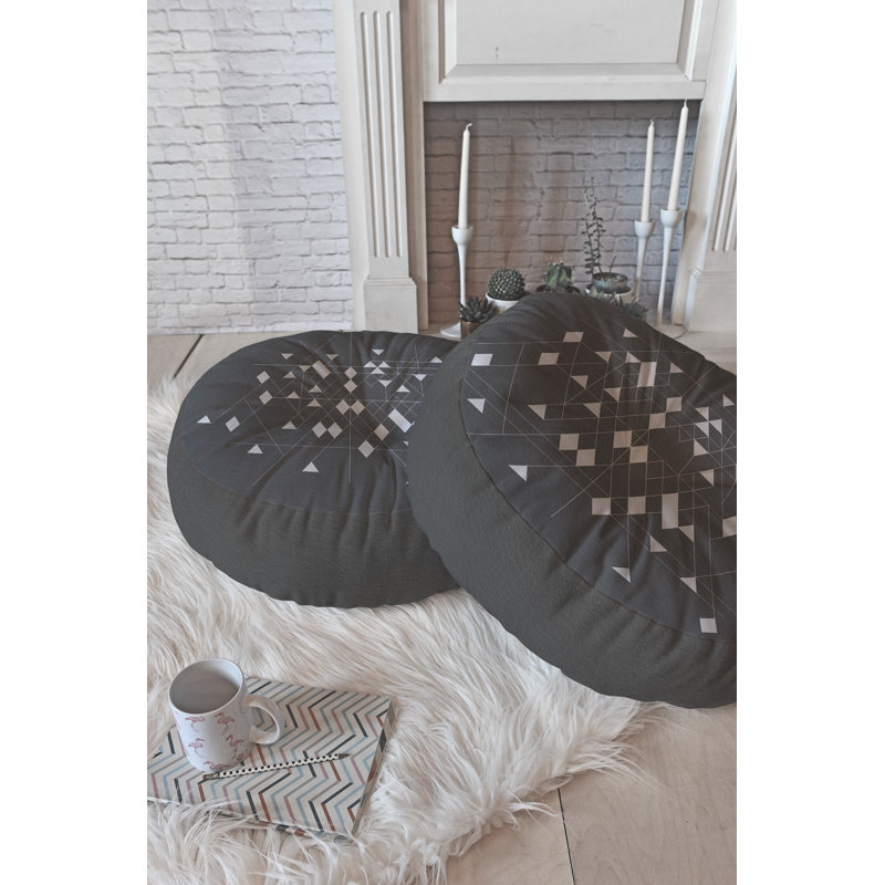 Iveta Abolina Floor Pillow, 26" H x 26" W x 7" D