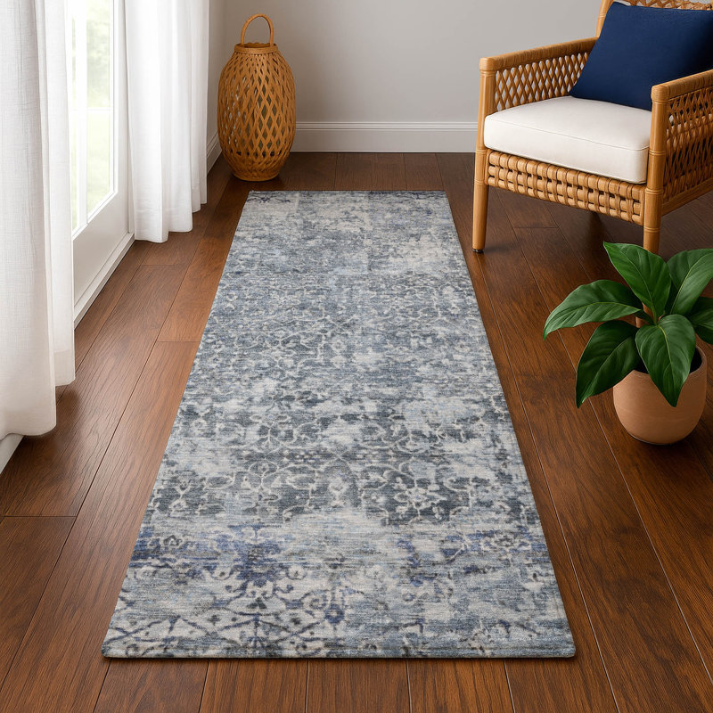 Tapis en treillis de qualité supérieure lavable à la machine AMF1752, Tapis de couloir 2 pi 3 po x 7 pi 6 po