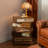 Retro Solid Wood Accent Cabinet