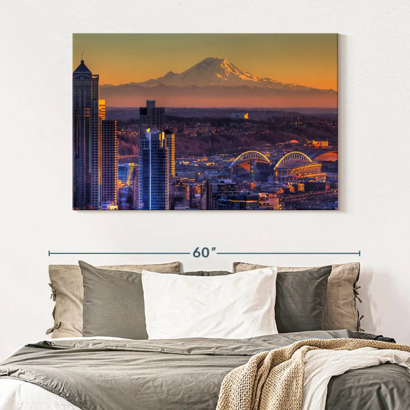 Sireci Seattle Sunset Glow, 34" H x 51" W