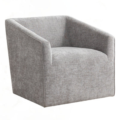 Modern Upholstered Barrel Armchair