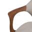 Chaise avec accoudoirs en bois massif Premier