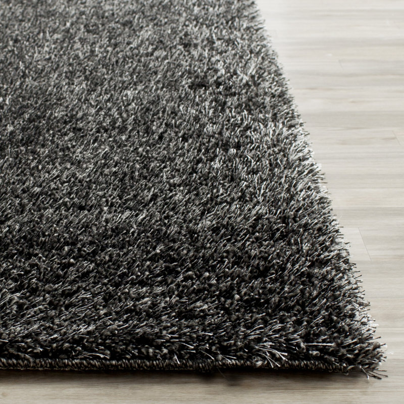 Tapis gris anthracite Arshith, Rectangle 8 pi x 10 pi