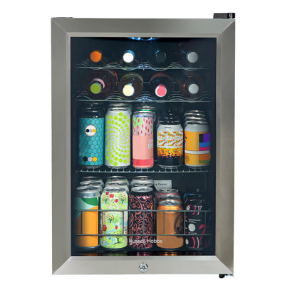 Russell Hobbs RHGWC4SS-LCK 20 Bottle Lockable Wine Cooler in Stainless Steel