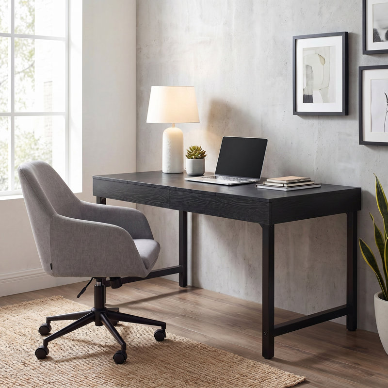 Table de travail 55 po, Black