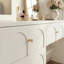 Bureau de coiffeuse polyvalent avec rangement massif