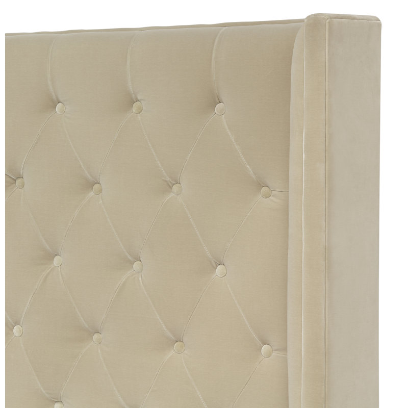 Lit plateforme tapissier Couture, Grand lit