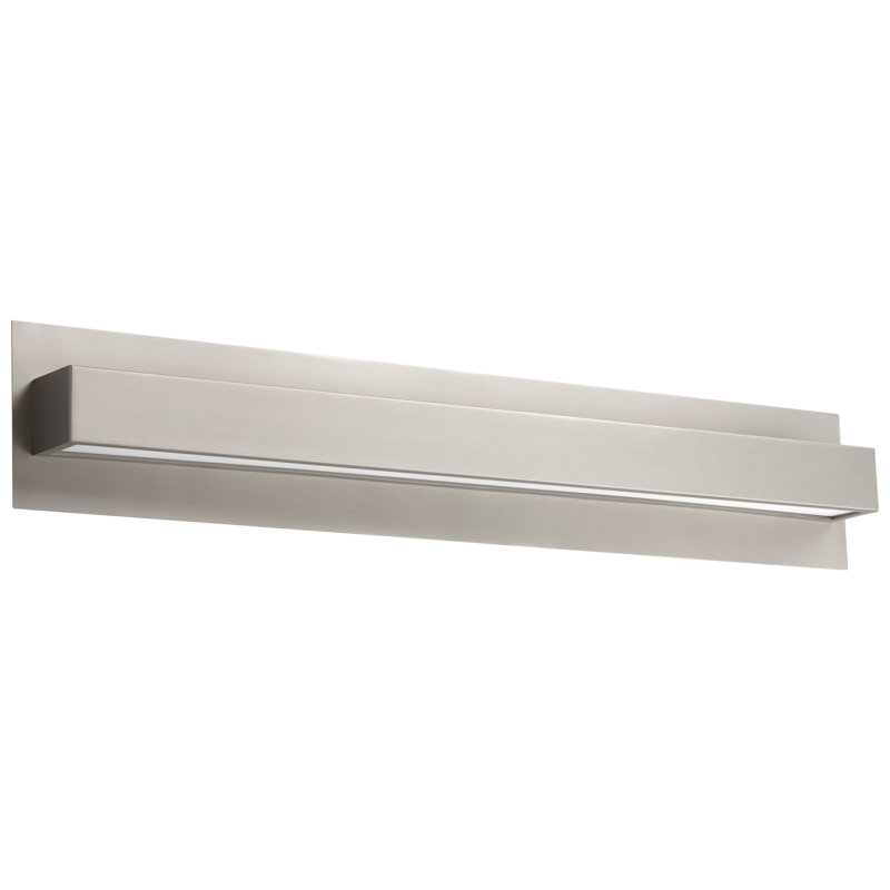 Alcor Dimmable LED Bath Bar, Satin Nickel