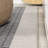 Elvin Geometric Striped Machine-Washable Ivory/Dark Gray Rug-1859512600