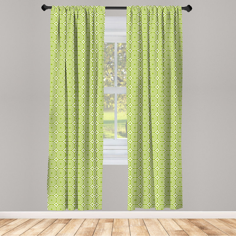 Rideaux 4 panneaux East Urban Home, L 56 po x L 63 po