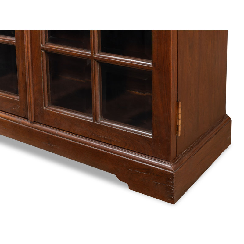 Morgan Solid Wood Bookcase, Walnut/Dark Brown