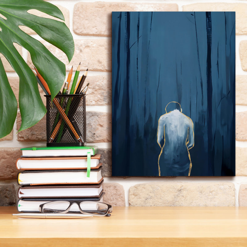 Art mural sur toile Winston Porter «Sadness» par Andreas Magnusson, H 16 po x l 12 po x P 0,75 po