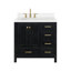 Ensemble de meuble-lavabo simple 36 po avec plateau en quartz Amariani-1549778286-1552576374-1552576379