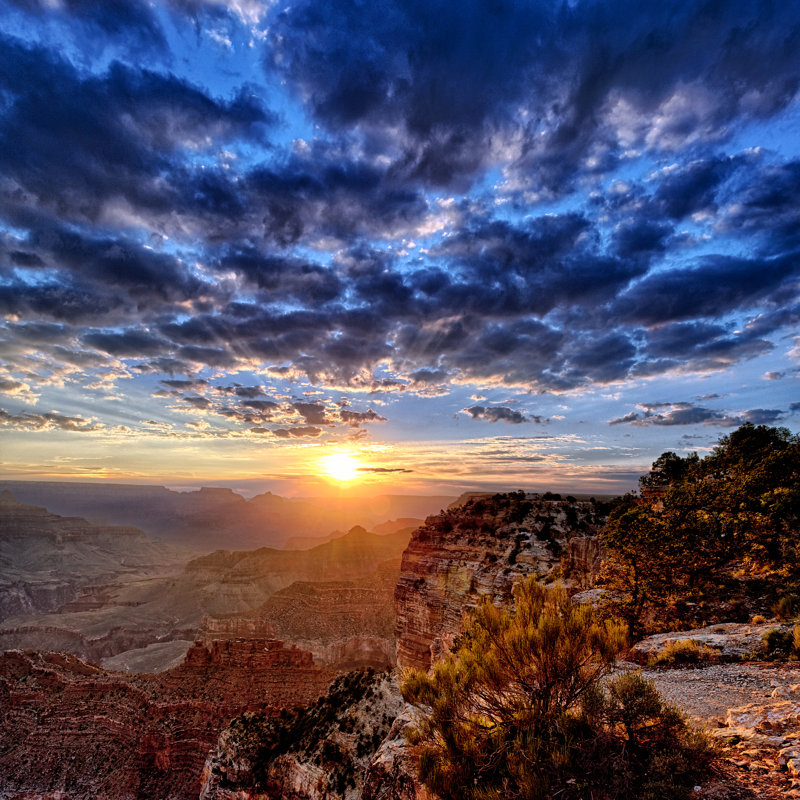 Grand Canyon At Sunrise by Marcus Meisler - Wrapped Canvas Print, 30cm H x 46cm W x 3.8cm D
