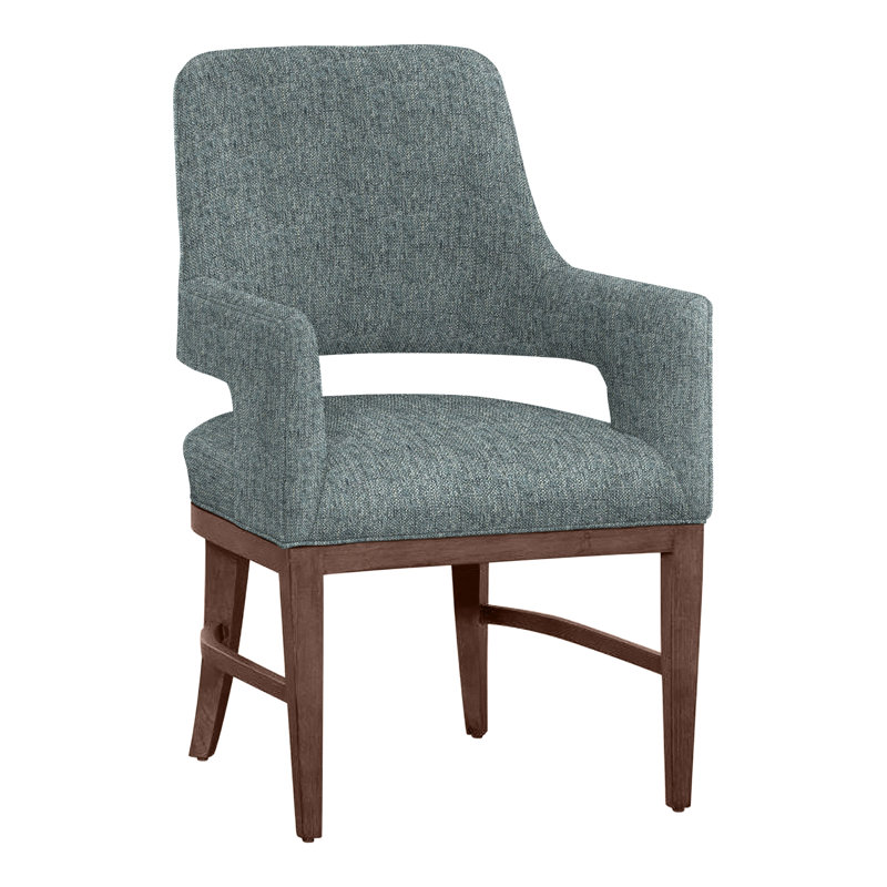 Josie Upholstered Arm Chair, Walnut, Oasis (9508 97)