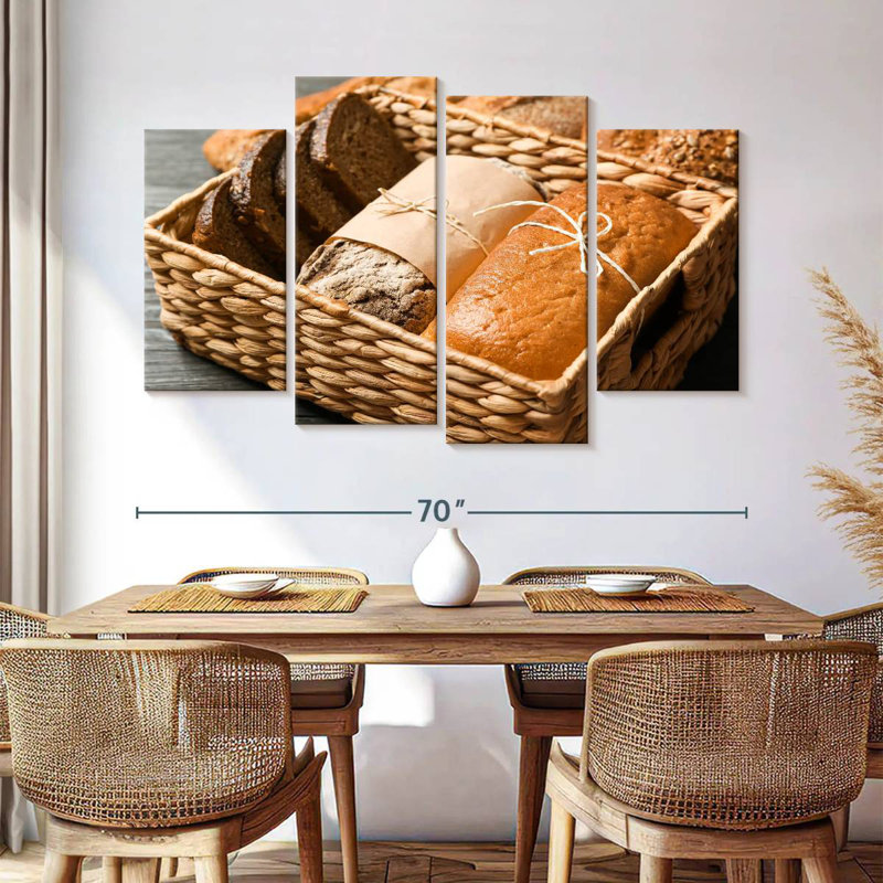 Yarlin Bread Gift Basket, 42" H x 68" W
