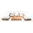 7 pc Pacific Teak Deep Seating Set with 72" Coffee Table-103708754