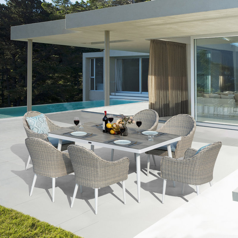 Allux 7-piece Dining Table Set