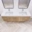 Ensemble de meuble-lavabo double mural 70,5 "Bensley-435992574