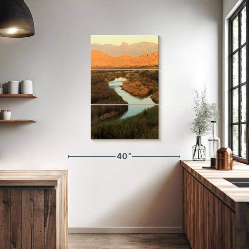 Vue du Rio Grande, H 38 po x l 24 po