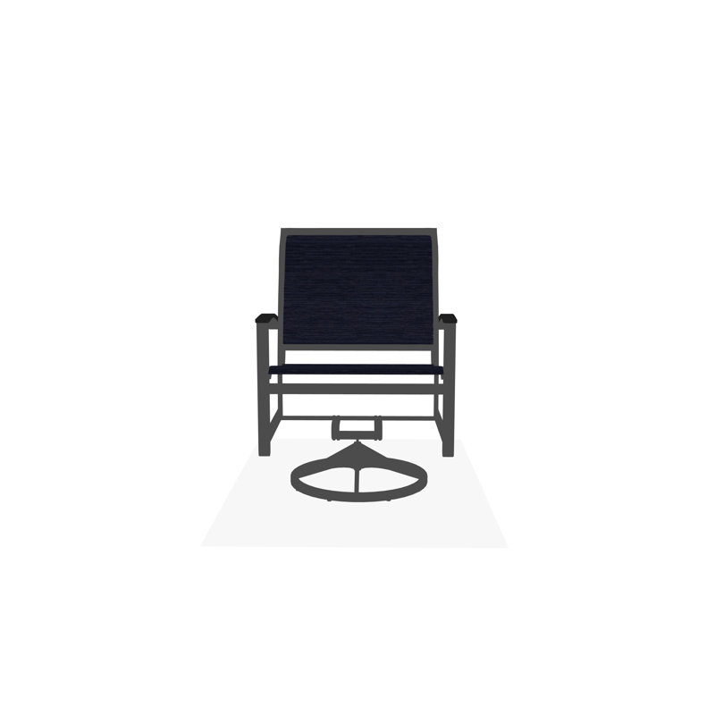 Bazza Outdoor Dining Chair, Collect Indigo, Graphite
